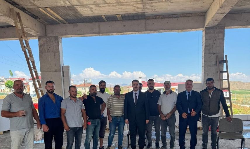 Demirözü öğretmenevi inşaatında ilerleme ve konaklama hedefi