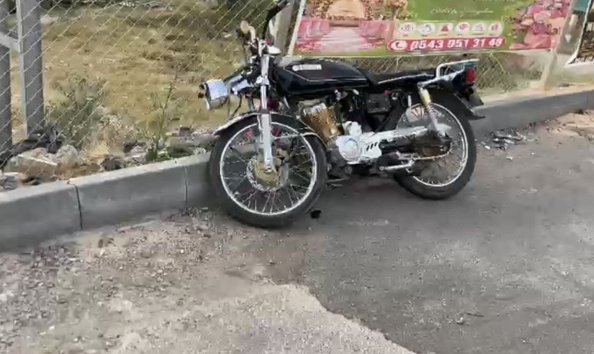 Osmaniye Bahçe'de trafik kazası: motosiklet sürücüsü yaralandı