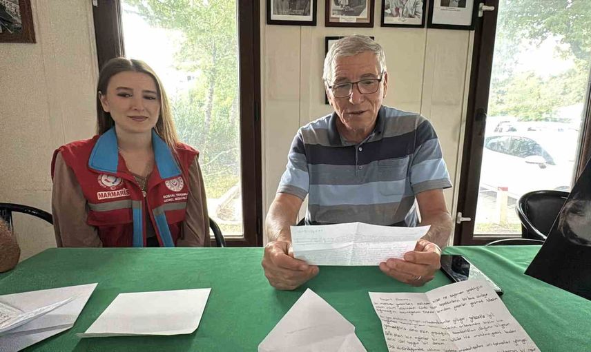 Gençlerin vefası Marmaris'te gazileri duygulandırdı