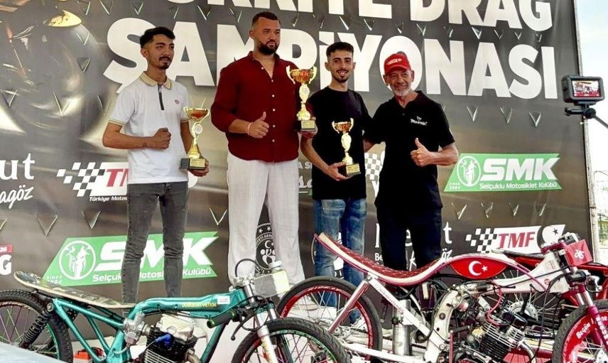 Kepez Yeni Drag Pisti'nde motodrag tutkunları buluştu