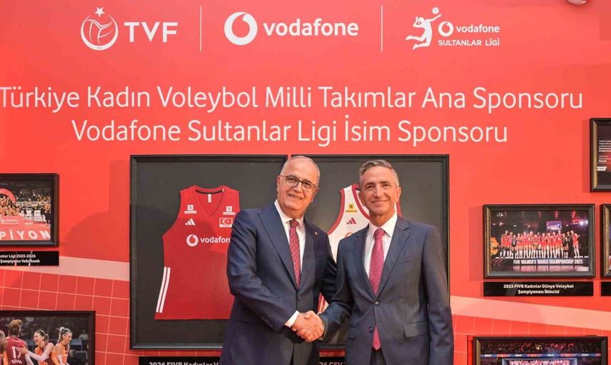 Vodafone üç yıl daha kadın voleybolunun yanında