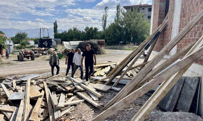 Bölüklü mahallede yeni ibadet alanı için çalışmalar devam ediyor