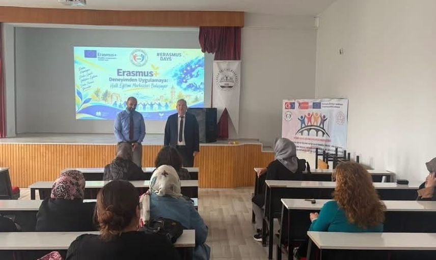 niğde'de erasmus+ deneyimleri bor ve altunhisar'da aktarıldı