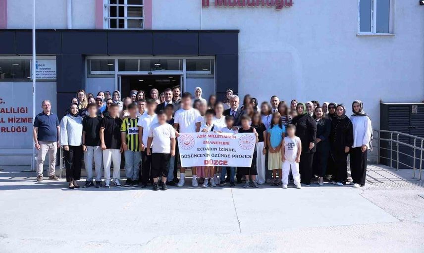 Bir yolculuk, bir miras: Düzce'nin çocukları Ankara ve Konya'ya uğurlandı
