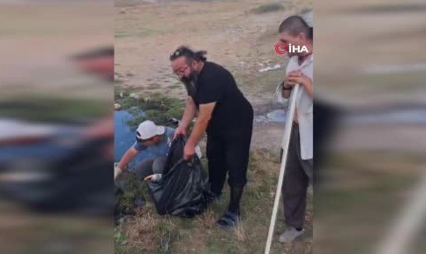 Köyün göleti için el ele: Sivas İşhan'da temiz çevre çağrısı