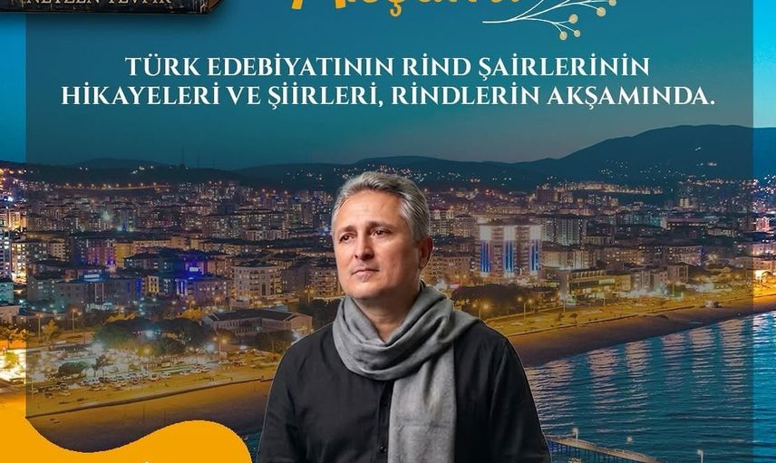 Atakum'da edebiyat akşamı: şiir ve söyleşiyle duayenler anılacak