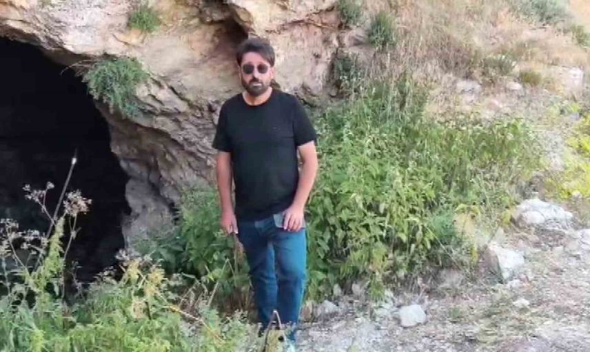 Demirtaş köyünde yer altı dokusunu ortaya çıkaran 400 metrelik mağara