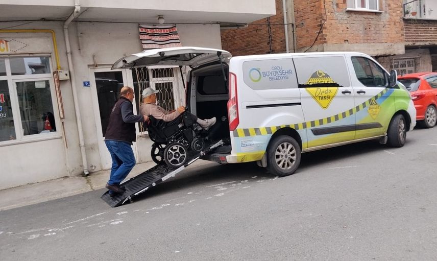 Ordu'da kapıdan kapıya engelsiz ulaşım hizmeti