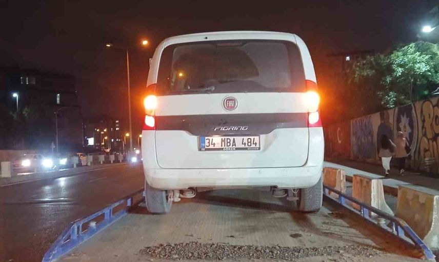 gece yarısı ters yönde ilerleyen otomobilin dikiz aynasına çarpması ceza getirdi