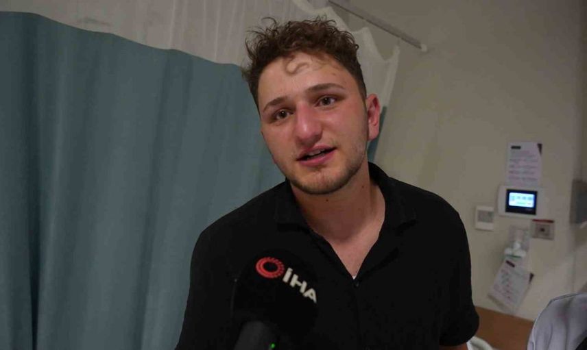 Samsun sahilinde boğulma tehlikesi yaşayan genç taburcu edildi