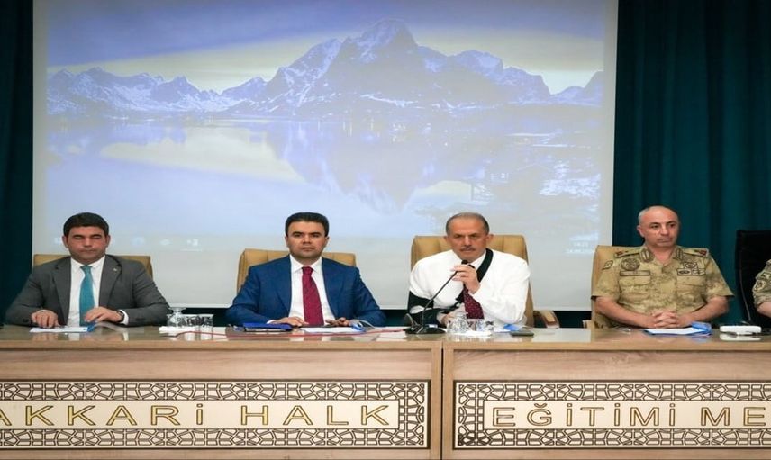 Okul güvenliği için çok kurumlu plan: Hakkâri'de önlemler masaya yatırıldı