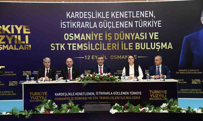 Osmaniye'de Yılmaz: siyasi istikrarla terörün izini sileceğiz