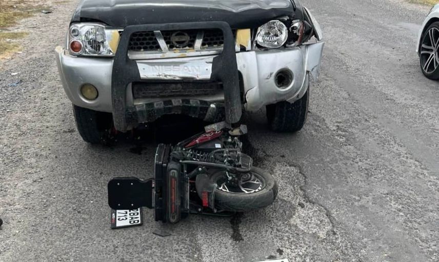 Karapınar'da kavşakta çarpışma: motosiklet sürücüsü yaralandı