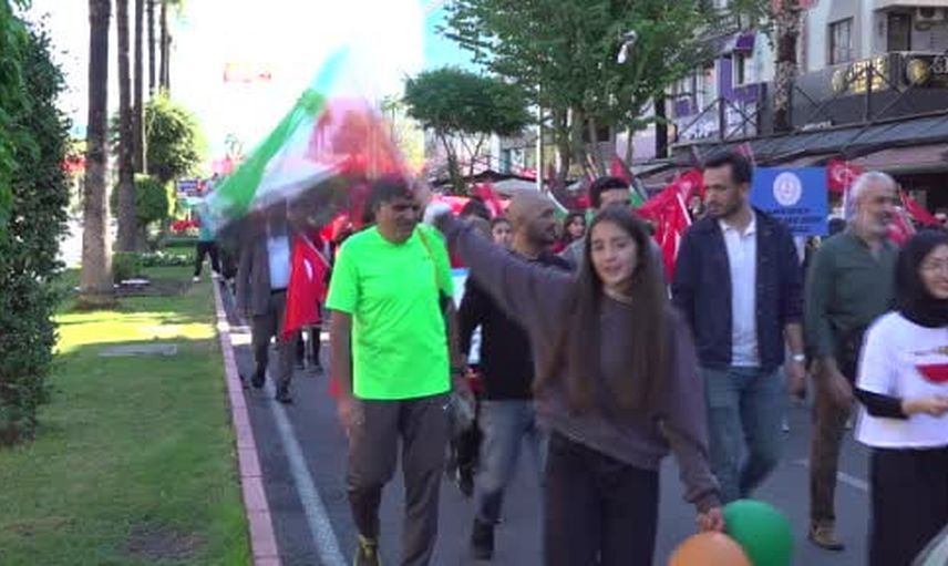 Alanya’dan yükselen sessiz çığlık: binler Gazze için yürüdü