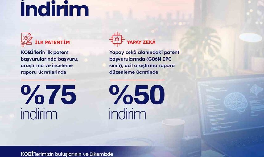 Kobilere patent başvurusunda mali kolaylık: yüzde 75'e varan indirim