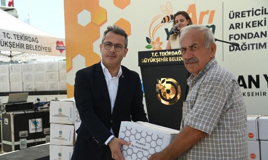 Tekirdağ'da arıcılara yem desteğiyle üretim güçlendirildi