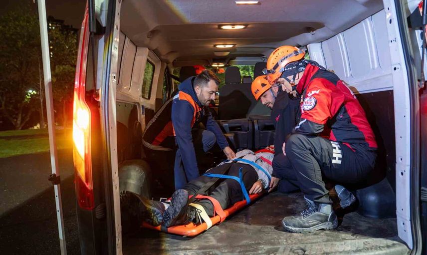 gaziosmanpaşa’da geçici barınma tatbikatı yapıldı