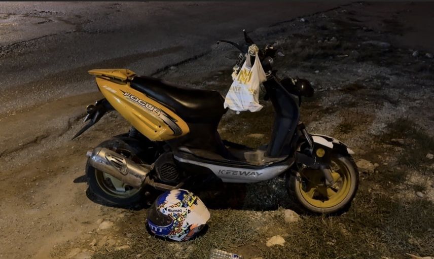 Kadirli'de otomobil ile motosiklet çarpıştı: motosiklet sürücüsü yaralandı