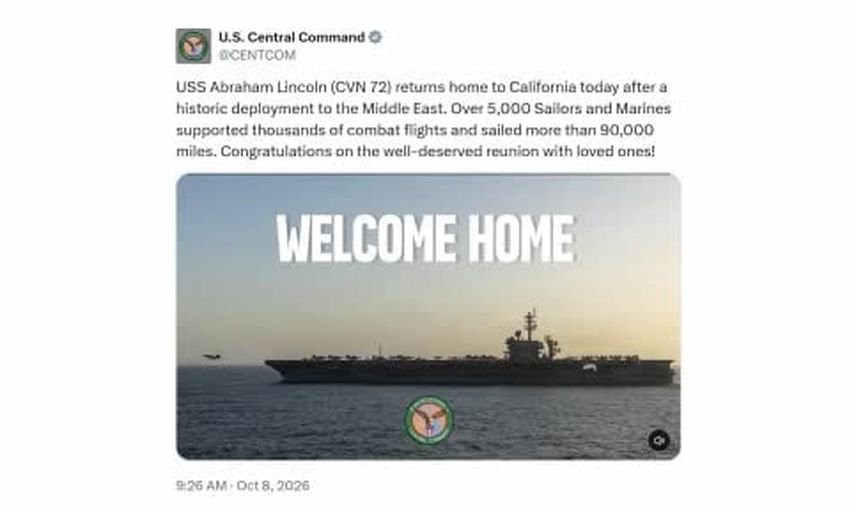 Geri dönüş sonrası USS Abraham Lincoln: 322 günlük görev, 265 gün limansız rekor ve mürettebat krizleri