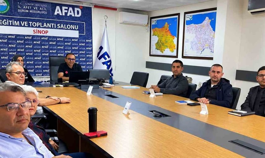 Sinop'ta yapılandırılmış eğitimle kurum temsilcilerinin sivil savunma kapasitesi güçlendi