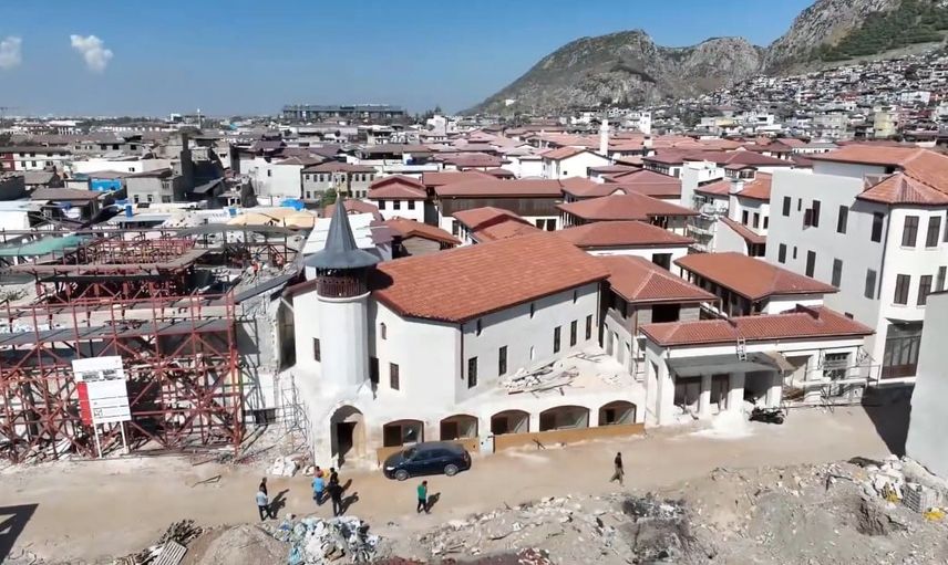Antakya'da mahremiye ve şeyh ali camilerinde restorasyon çalışmaları yerinde incelendi