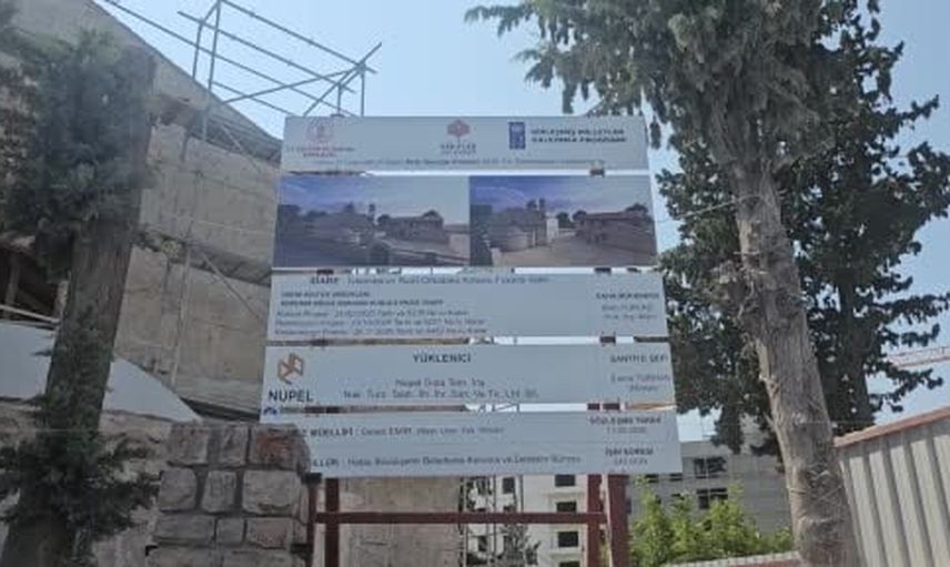 İskenderun'da 441 yıllık Aziz Corc kilisesi kubbeli özgün formuna kavuşuyor