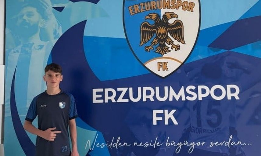 Tavşanlı altyapısından TFF Gelişim Ligleri sahnesine: 14 yaşındaki İbrahim Esad Gürcü Erzurumspor'da