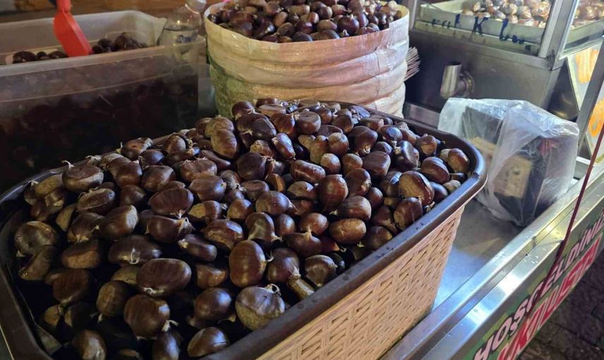 Kestane sezonu Bandırma'da başladı, kilogram fiyatı tartışma yarattı