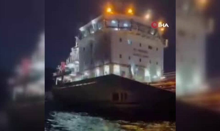 Kanlıca açıklarında sürüklenen kimyasal tanker Küçükçekmece demir sahasına emniyetle alındı