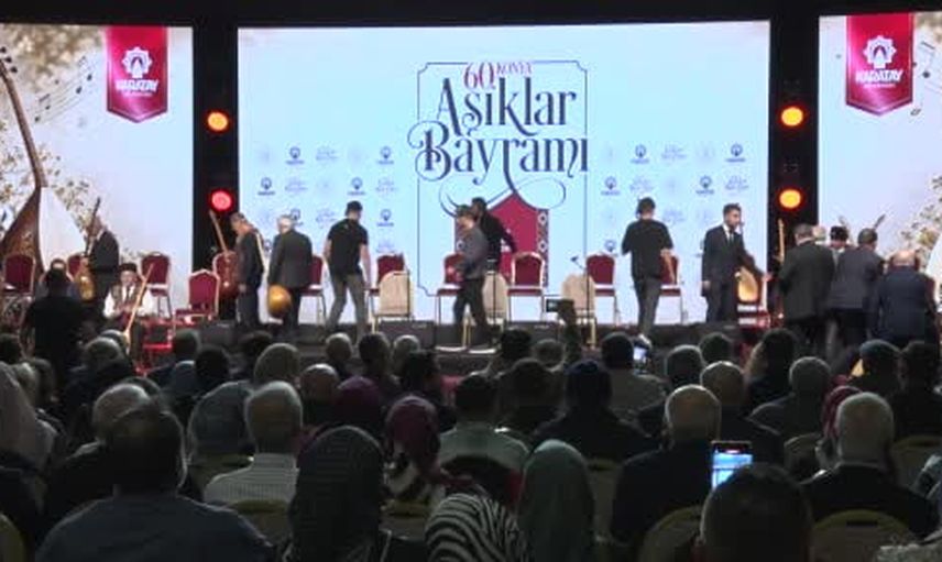Konya'da söz ve saz buluşması: 60. aşıklar bayramı coşkuyla sürüyor