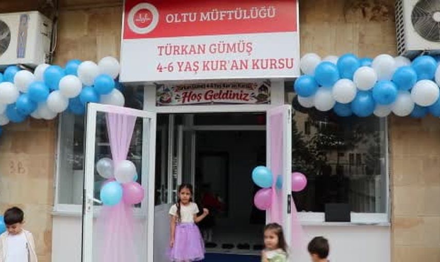 Akademik ödülünü memleketine yatırdı: Oltu'ya annesinin adını taşıyan 4-6 yaş Kur'an kursu