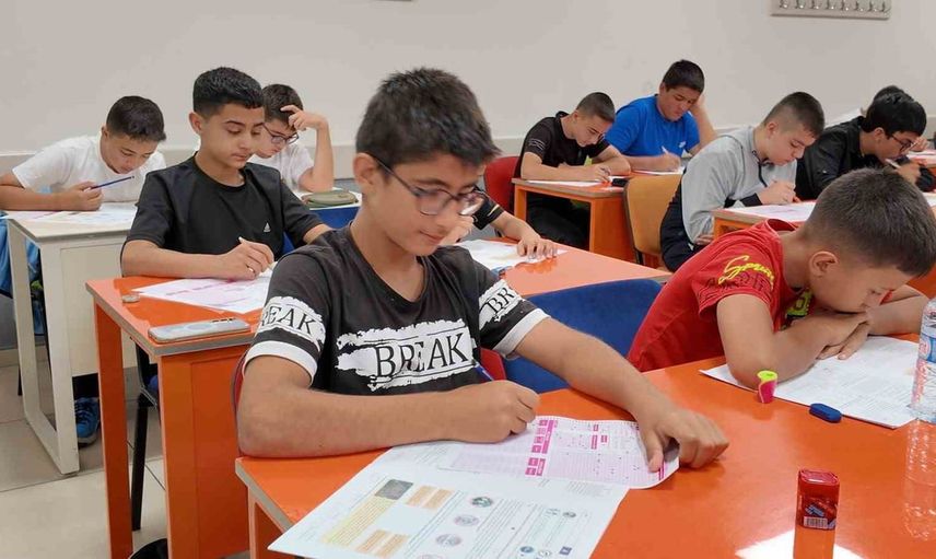 Genç KAYMEK'in LGS deneme sınavına yoğun ilgi