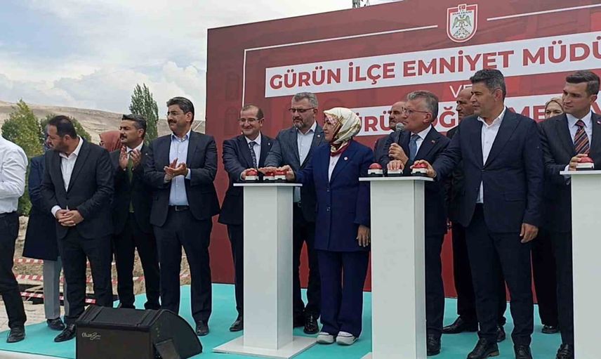 Gürün'de deprem izleri: emniyet müdürlüğü ve öğretmenevi için yeni yapıların temeli atıldı