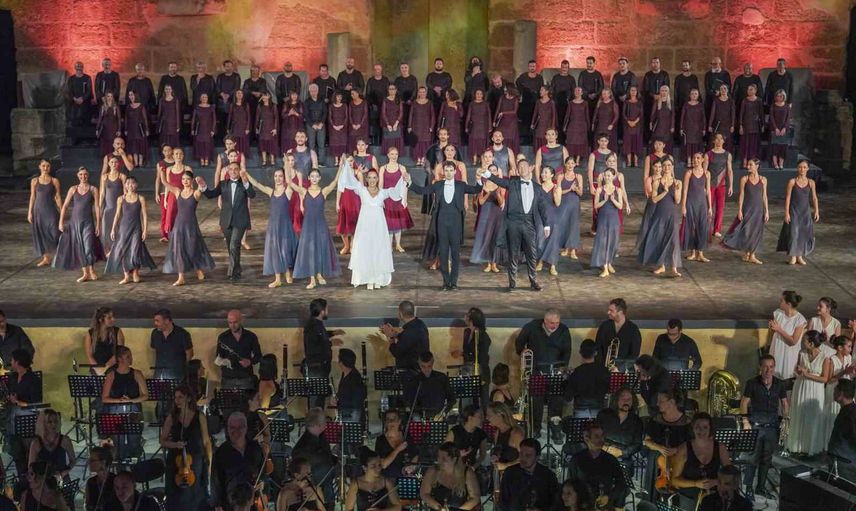 Aspendos'ta Carmina Burana sahnede: 250 kişilik kadroyla tarihî gece