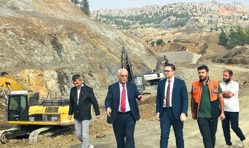 kaymakam yol çalışmalarını kışa hazırlık açısından yerinde inceledi