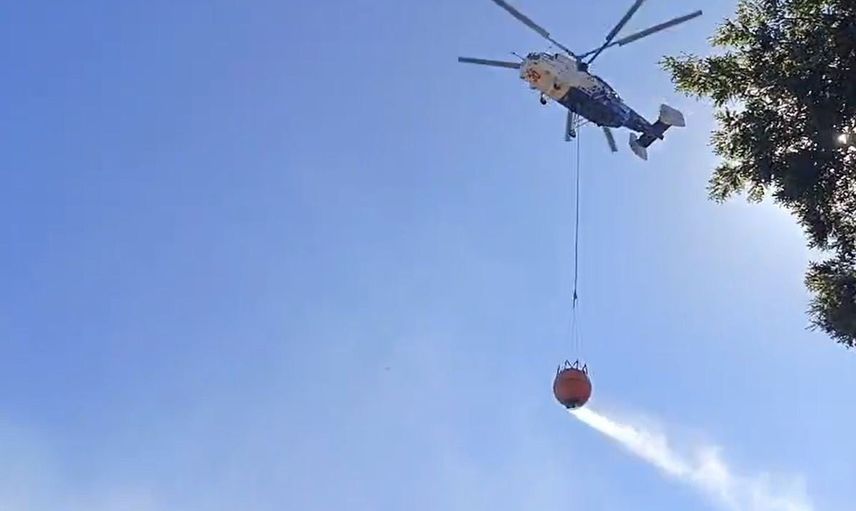 Sınırda başlayan yangın Karamürsel ve İznik yakınlarında kontrol altına alındı