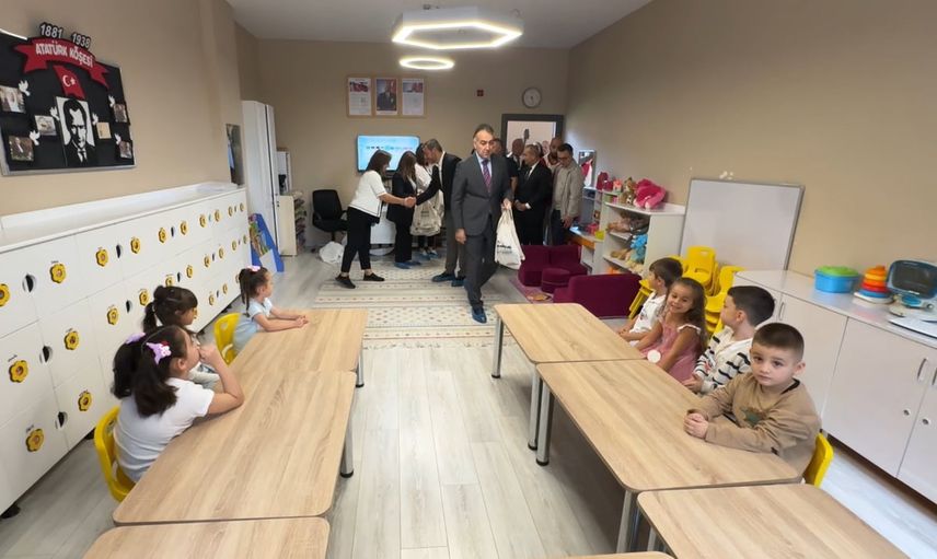 Karabük’te ikinci büyük anaokulu Melike Yeşilyurt Anaokulu törenle açıldı