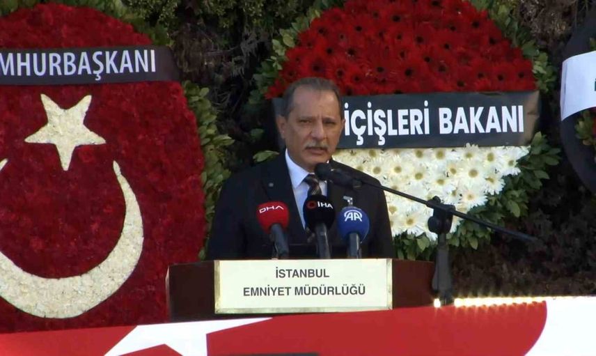 Esenyurt'ta trafik denetiminde şehit düşen polise son görev