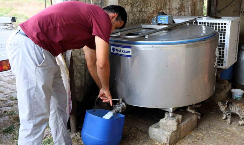 Çavuşlu'da süt soğutma tankları üreticinin maliyetini düşürdü