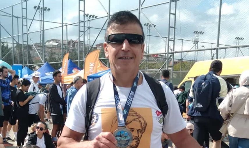 Cizreli sporcu zorlu Haliç parkurunda podyuma çıktı