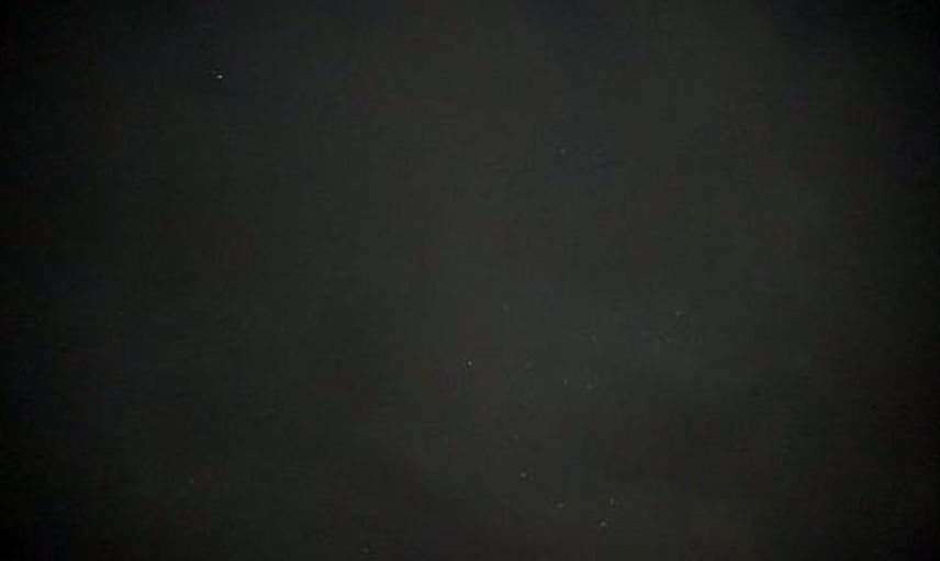Çatalca semalarında bulutların arasından yükselen Perseid izleri