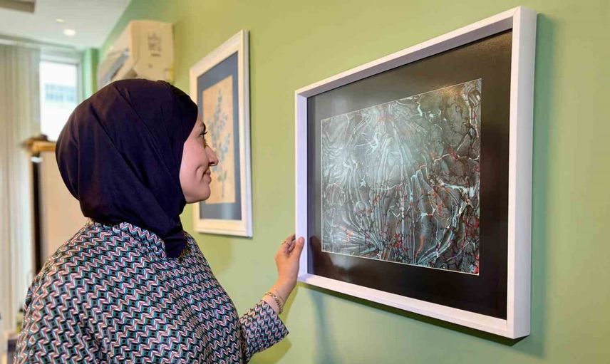 Ebrunun ruhu atölyede hayat buluyor