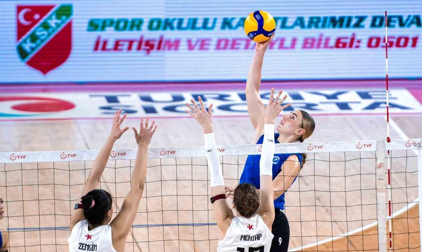 Sezon provasında Aydın BBSK setlerde geride kaldı: Kuzeyboru 3-1 kazandı