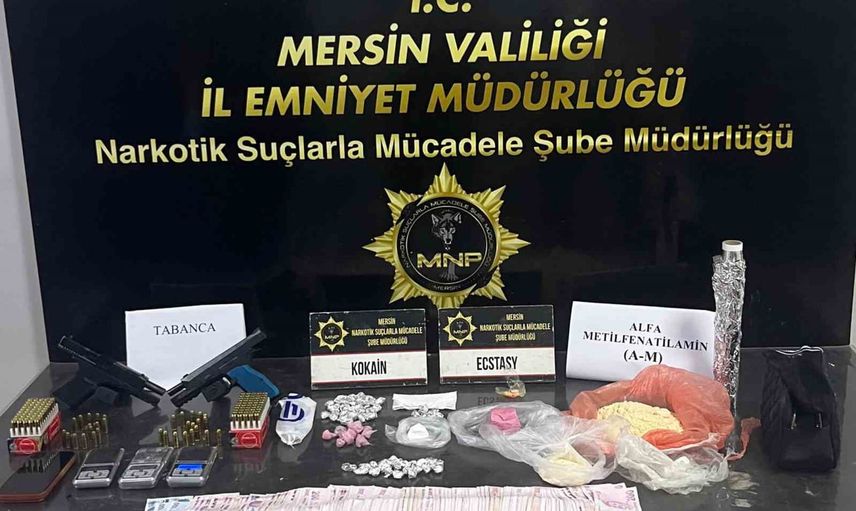 Mersin'de narkotik operasyonunda iki şüpheli tutuklandı