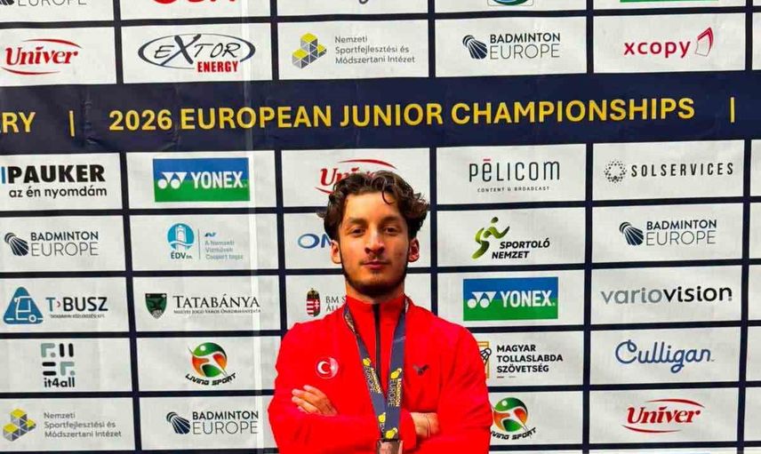 Kaysereli genç badmintoncu milli takıma bronz kazandırdı