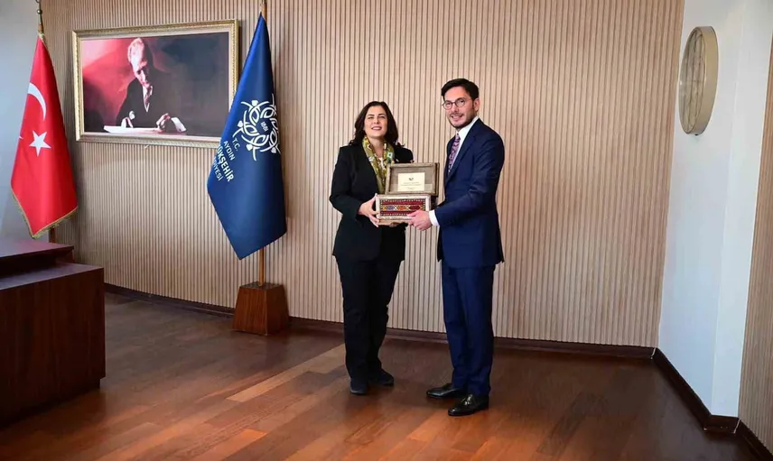 Çerçioğlu'nun makamında Yazıcıoğlu ile anma ve nezaket görüşmesi