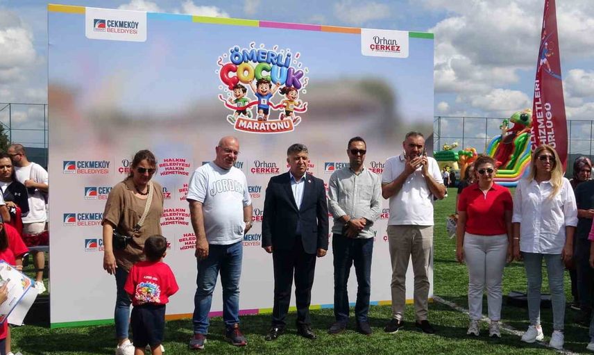 Çekmeköy’de miniklerin maraton coşkusu