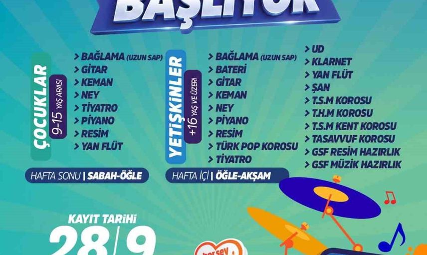 Kayseri konservatuvarı yetenekleri sahneye taşıyor: kış kursları 28 eylül'de başlıyor