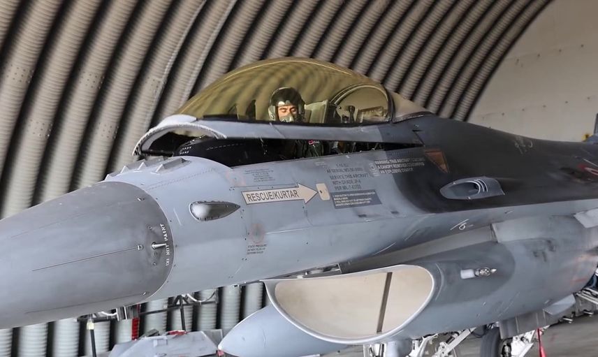 Merzifon'dan Karadeniz semasına kalkan F-16'lar batı eğitim uçuşunu tamamladı