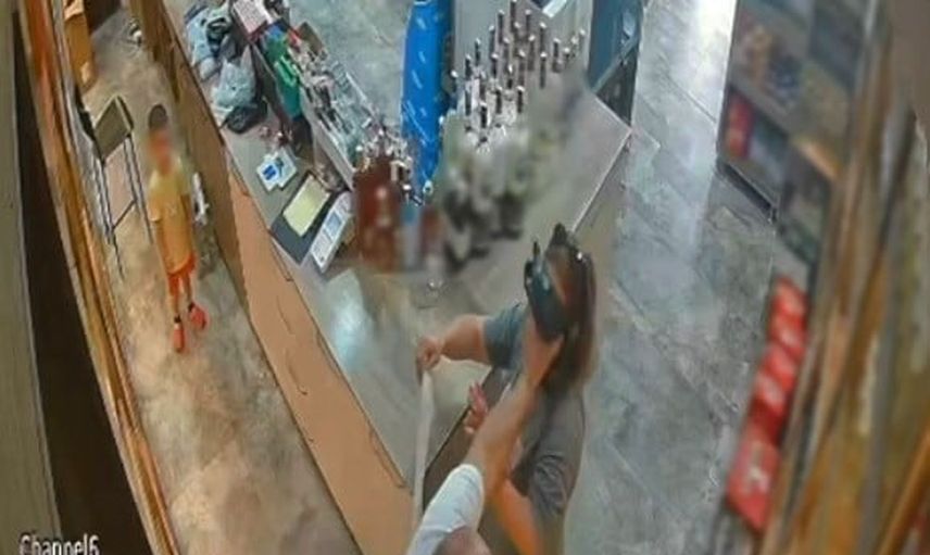 İş yerinde boşanma kavgası: çocuğun gözü önünde darp ve poşetle boğma girişimi